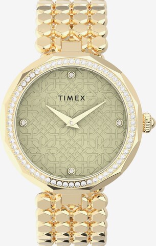 TIMEX Analoog horloge 'City Collection' in Goud: voorkant