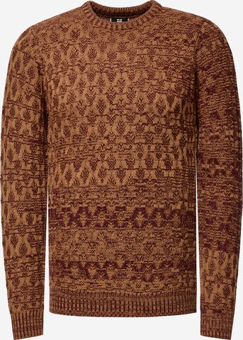 Rusty Neal Pullover in Braun: predná strana