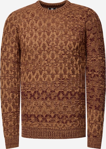 Rusty Neal Pullover in Braun: predná strana