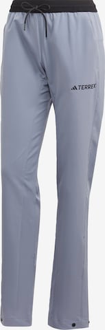 Pantalon outdoor 'Liteflex' ADIDAS TERREX en violet : devant