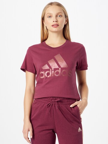 ADIDAS SPORTSWEAR Funksjonsskjorte i rød: forside