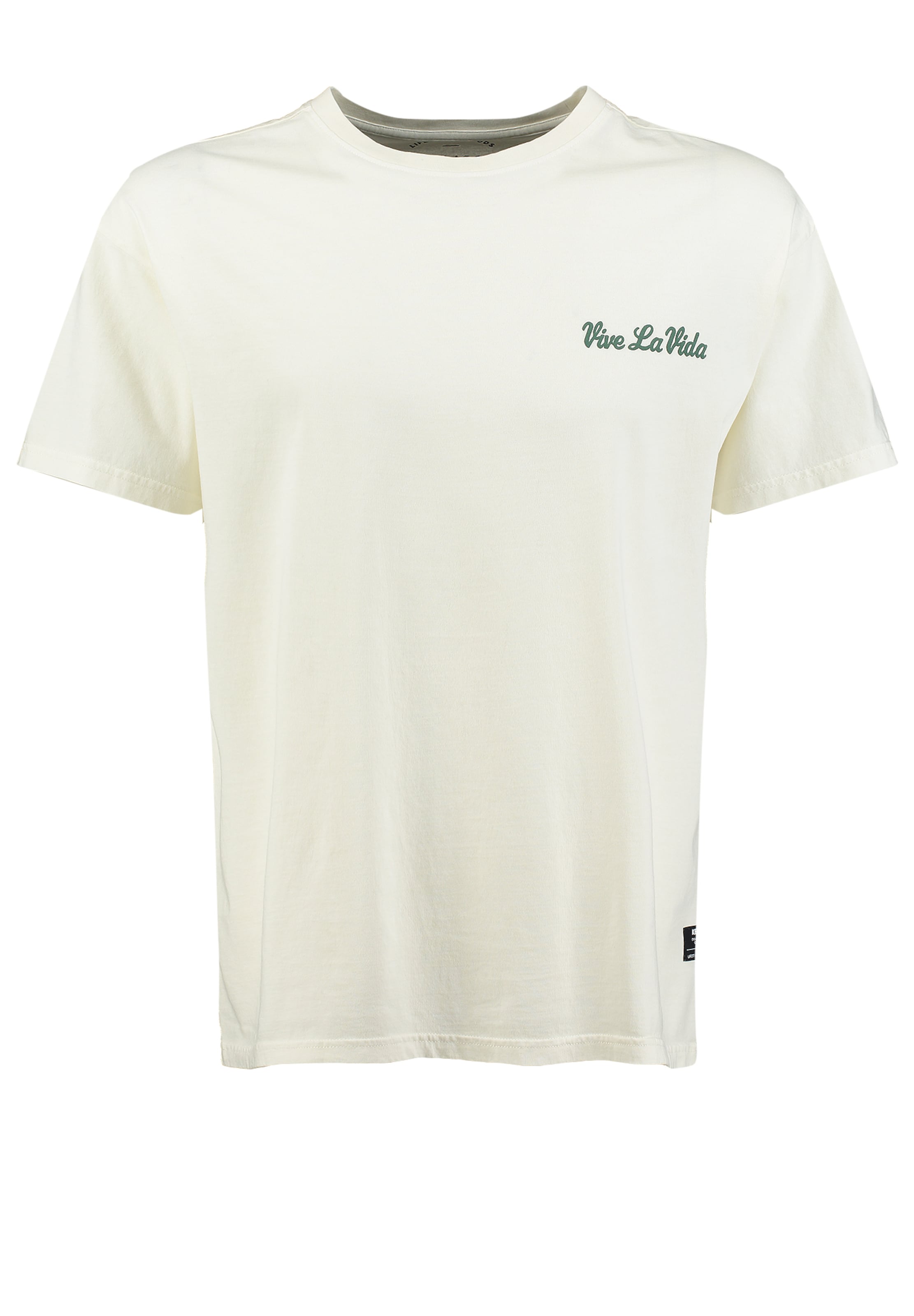 Key Largo Paita 'KLVIVE LA VIDA' värissä valkoinen: etupuoli