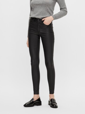 OBJECT Skinny Trousers 'Belle' in Black: front