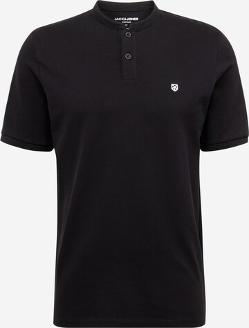 JACK & JONES Shirt 'BLASAINZ MAO' in Black: front