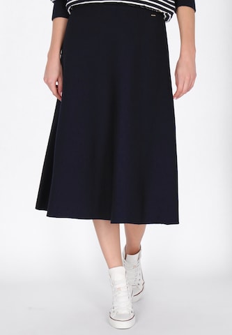 DreiMaster Maritim Skirt in Blue: front
