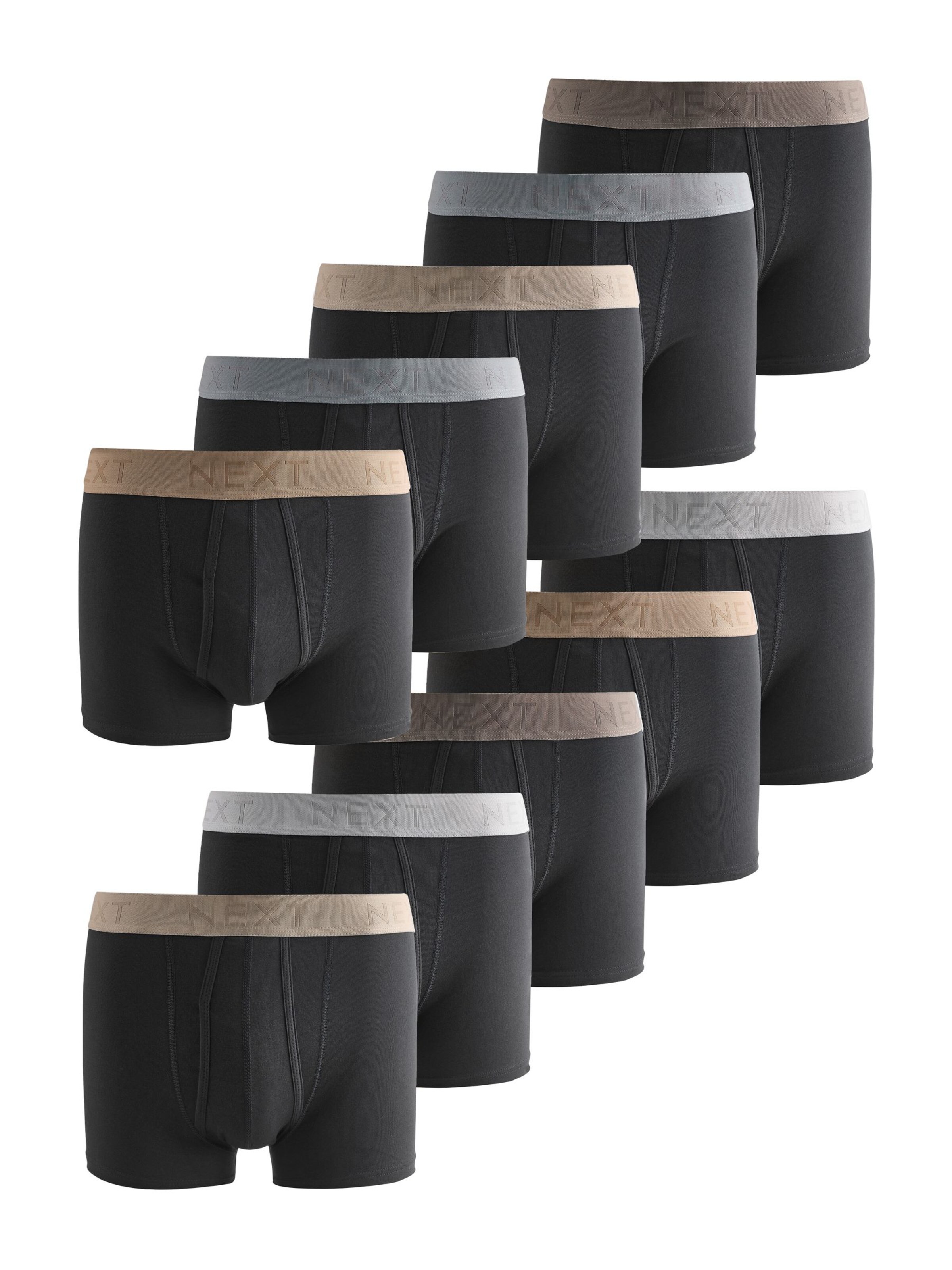 melns Next Bokseršorti: no priekšpuses