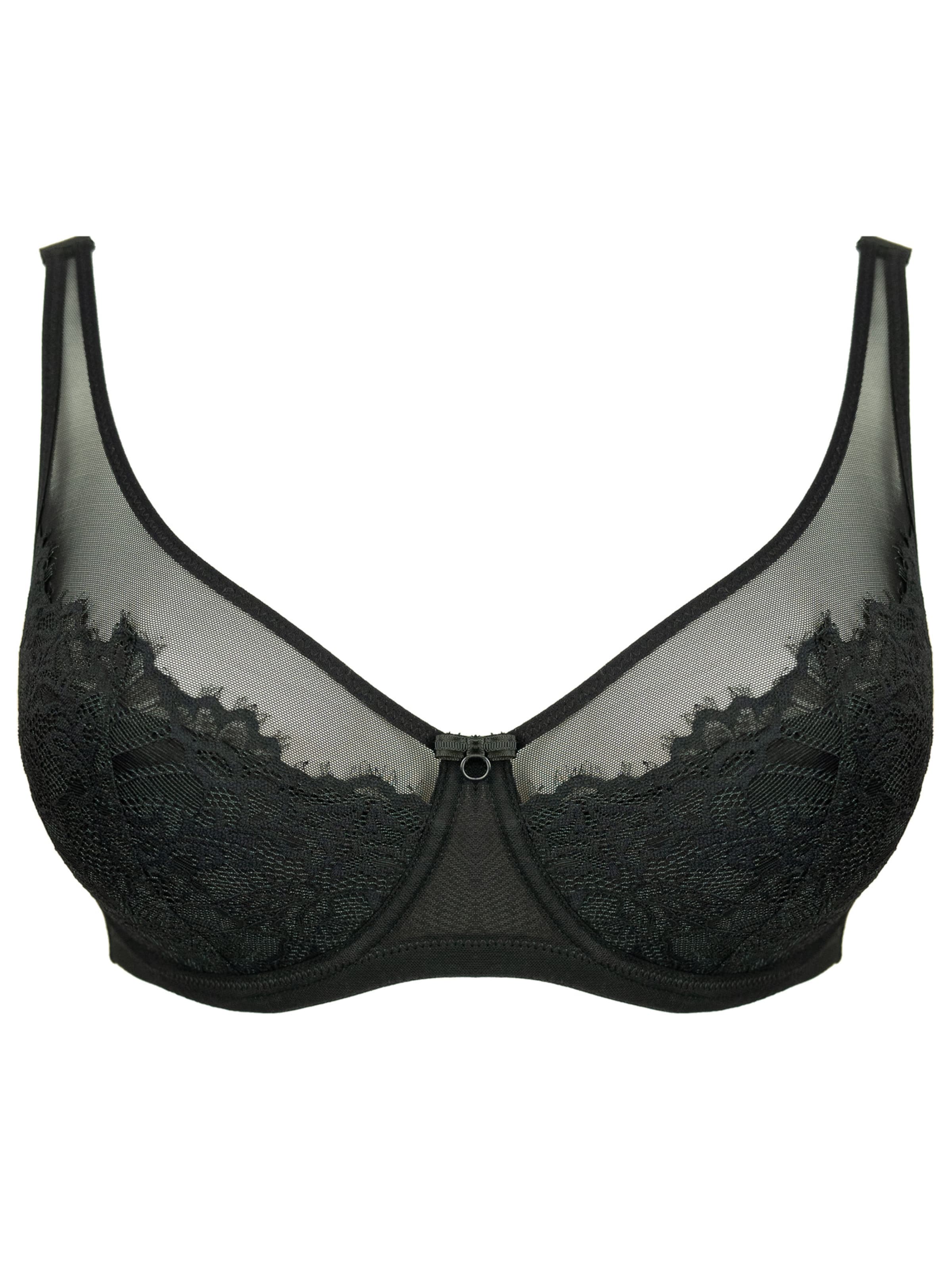 SugarShape T-Shirt BH &#x27;Sensla&#x27; in Schwarz: Vorderseite