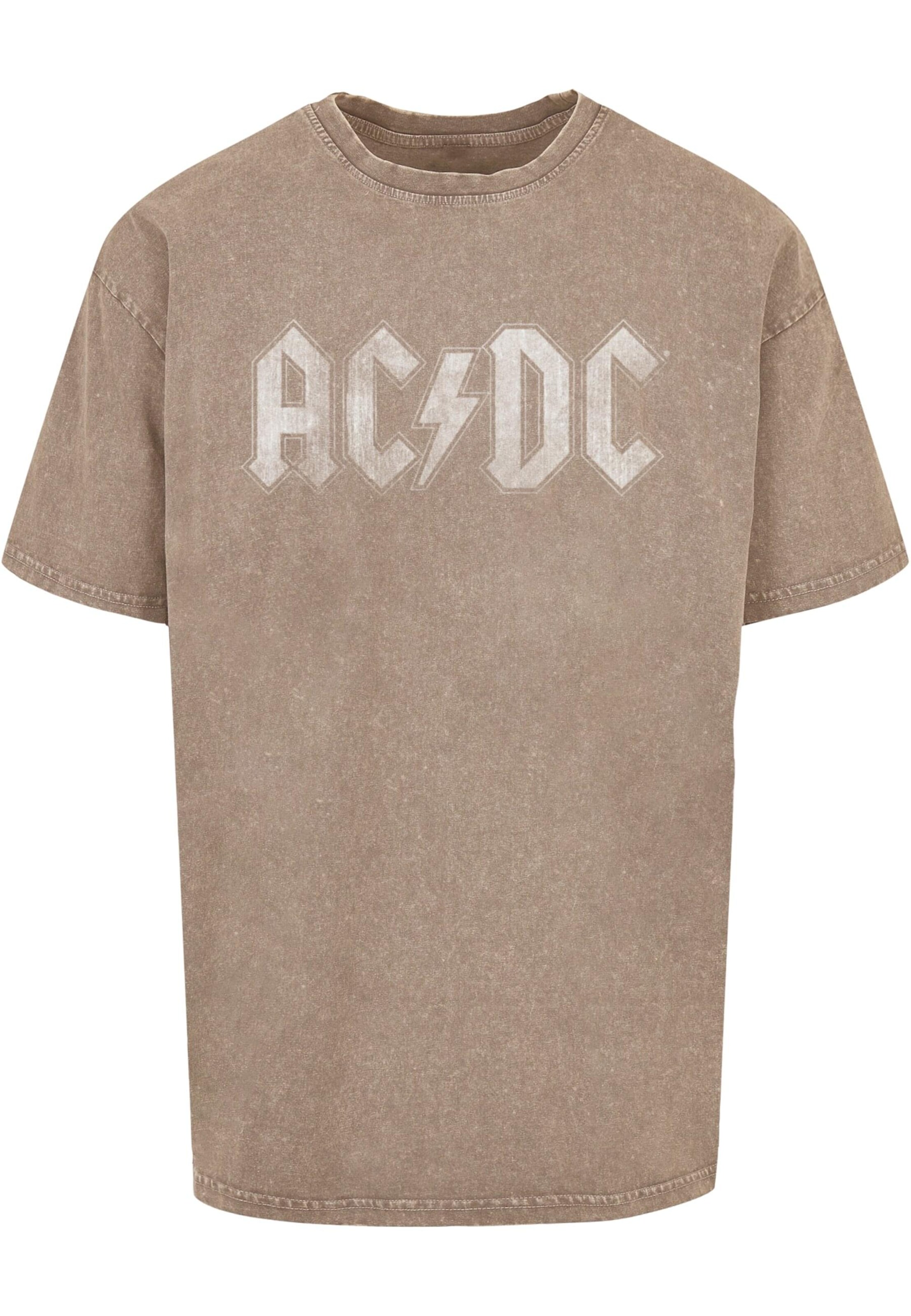 Merchcode Shirt 'ACDC' in Groen: voorkant