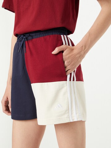 Regular Pantaloni sport 'Essentials 3-Stripes Colorblock ' de la ADIDAS SPORTSWEAR pe albastru