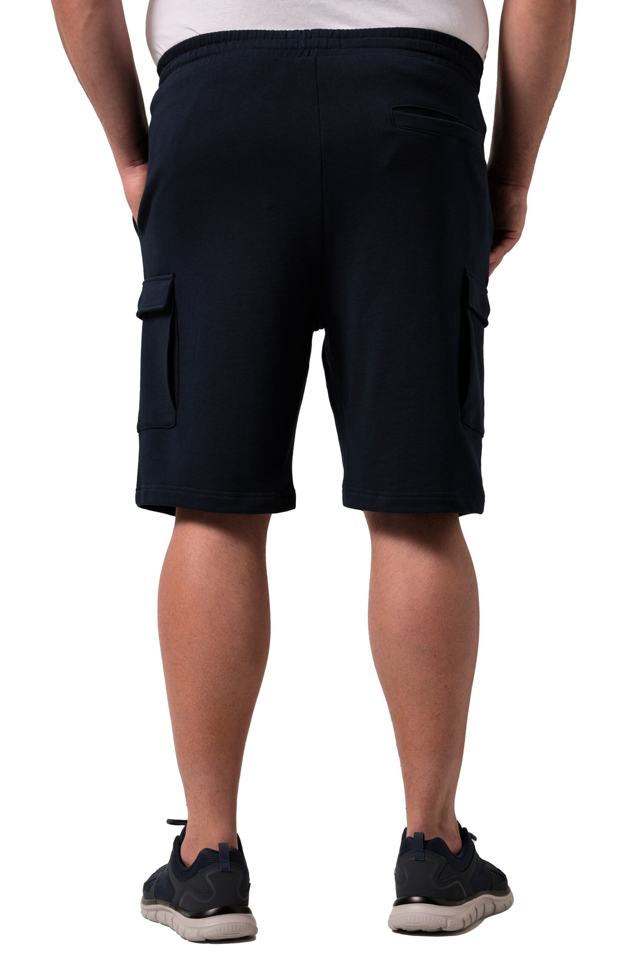 Men Plus Regular Broek 'Bermuda' in Blauw