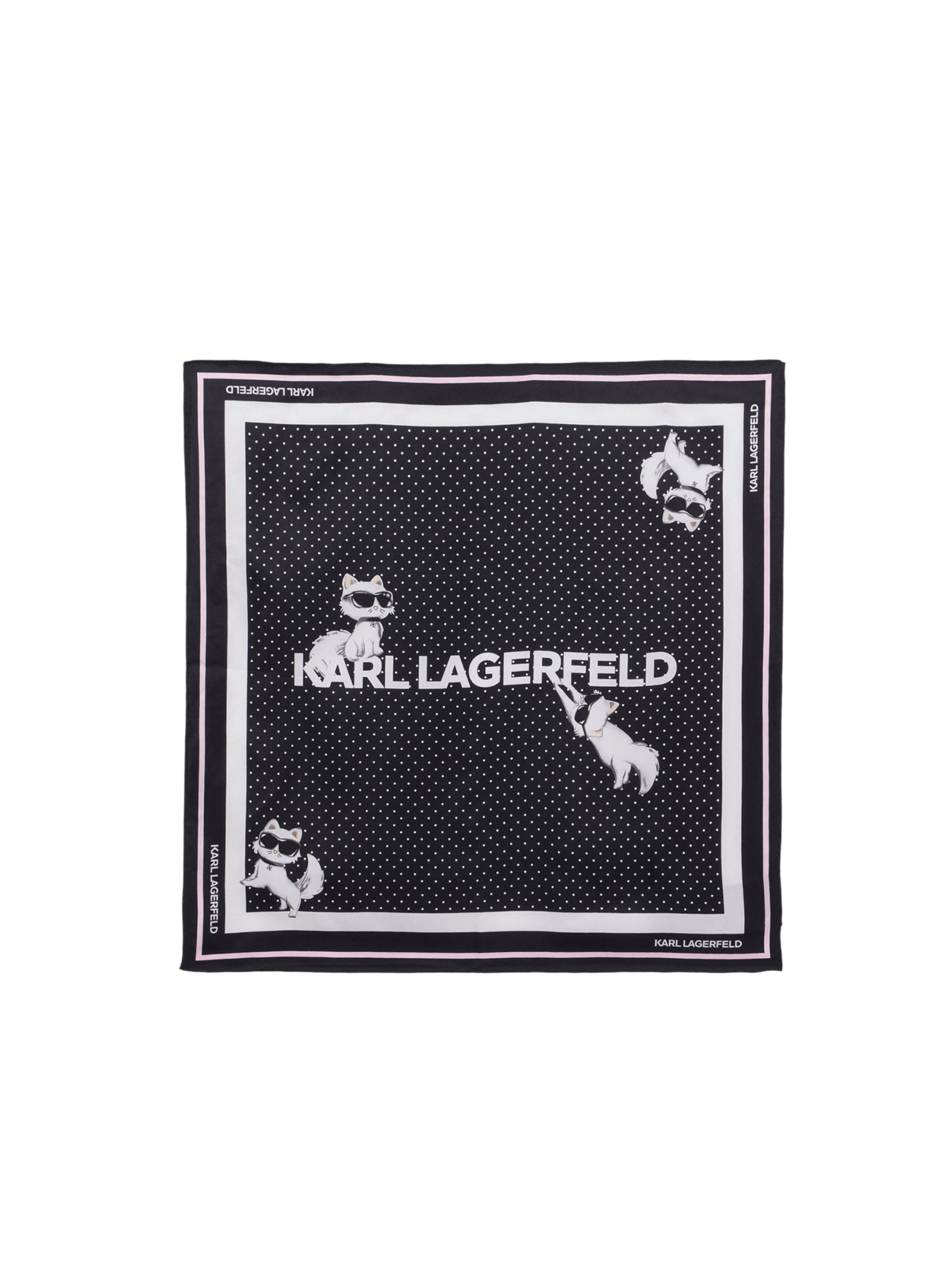 Karl Lagerfeld Wrap 'Ikon Choup' in Black: front