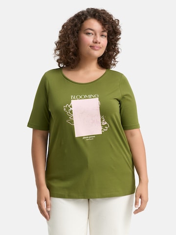 Tom Tailor Women + Shirt in Green: front