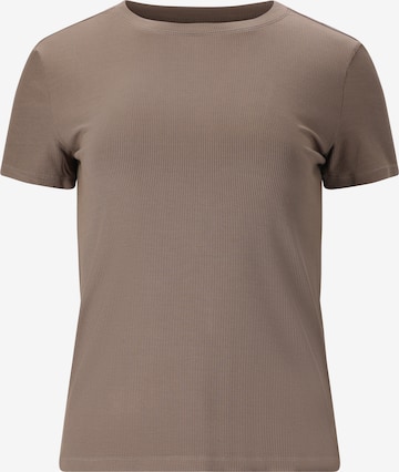 Athlecia Performance Shirt 'Tinashe' in Brown: front
