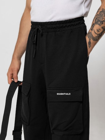 VAMOS CLO Loose fit Trousers in Black