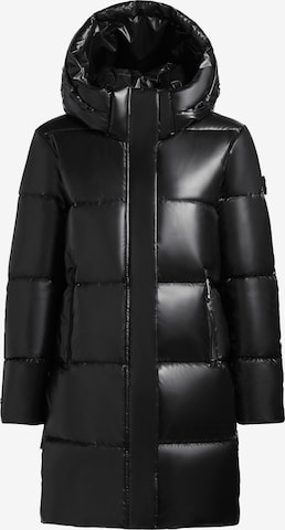 Manteau d’hiver 'Haya2' khujo en noir : devant
