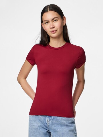 PIECES T-Shirt 'Fylla' in Rot: Vorderseite