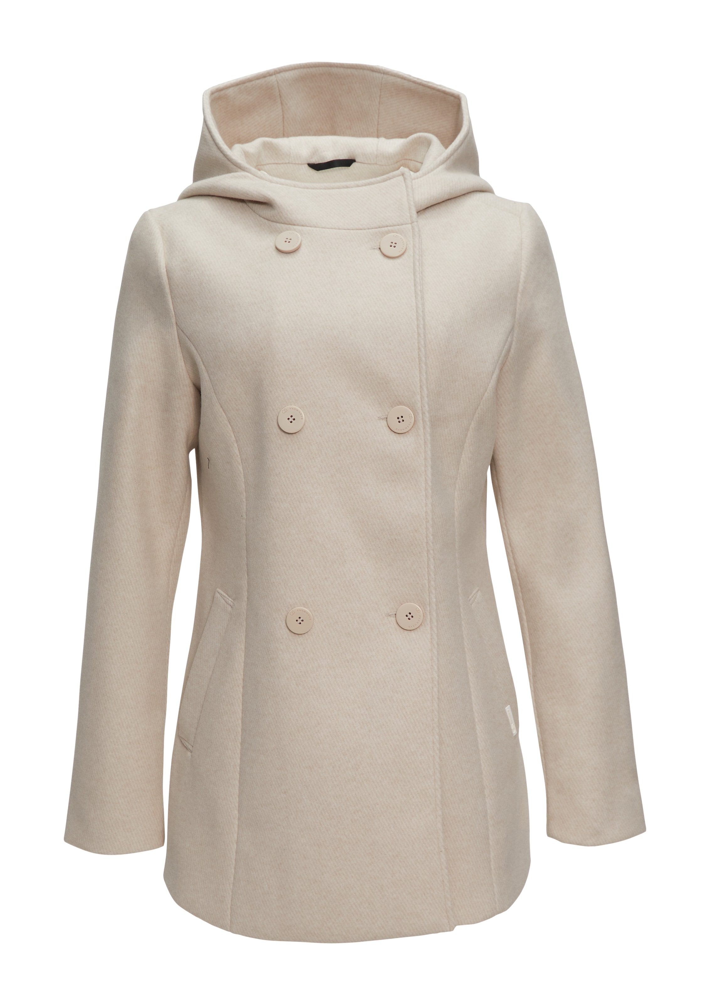 Manteau d’hiver QS en beige : devant