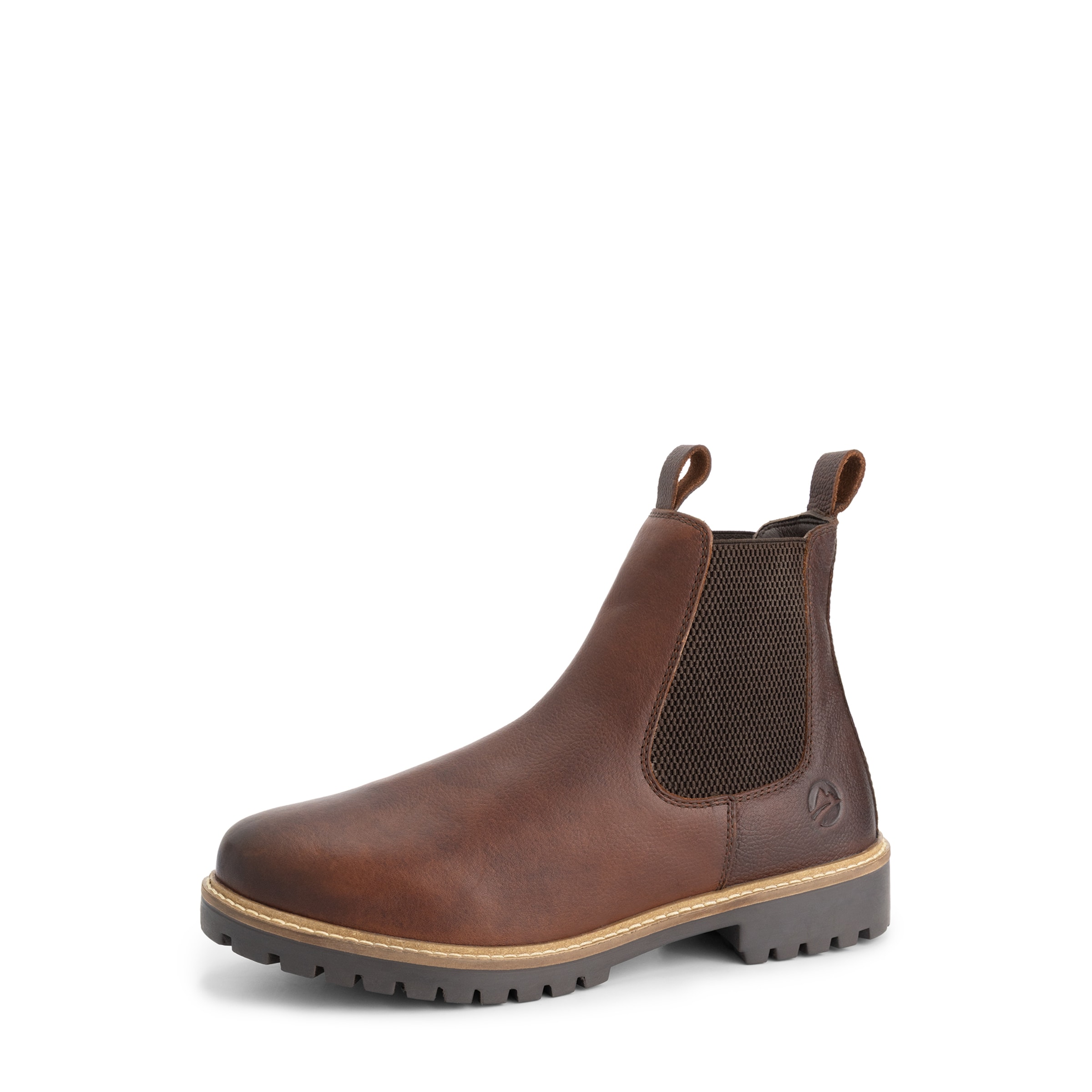 Travelin Chelsea boots 'Sirdal' in Brown: front