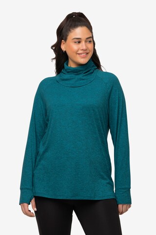 Ulla Popken - Sweatshirt em azul: frente