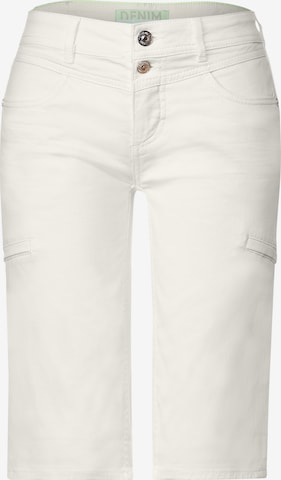 STREET ONE Slim fit Jeans in White: front