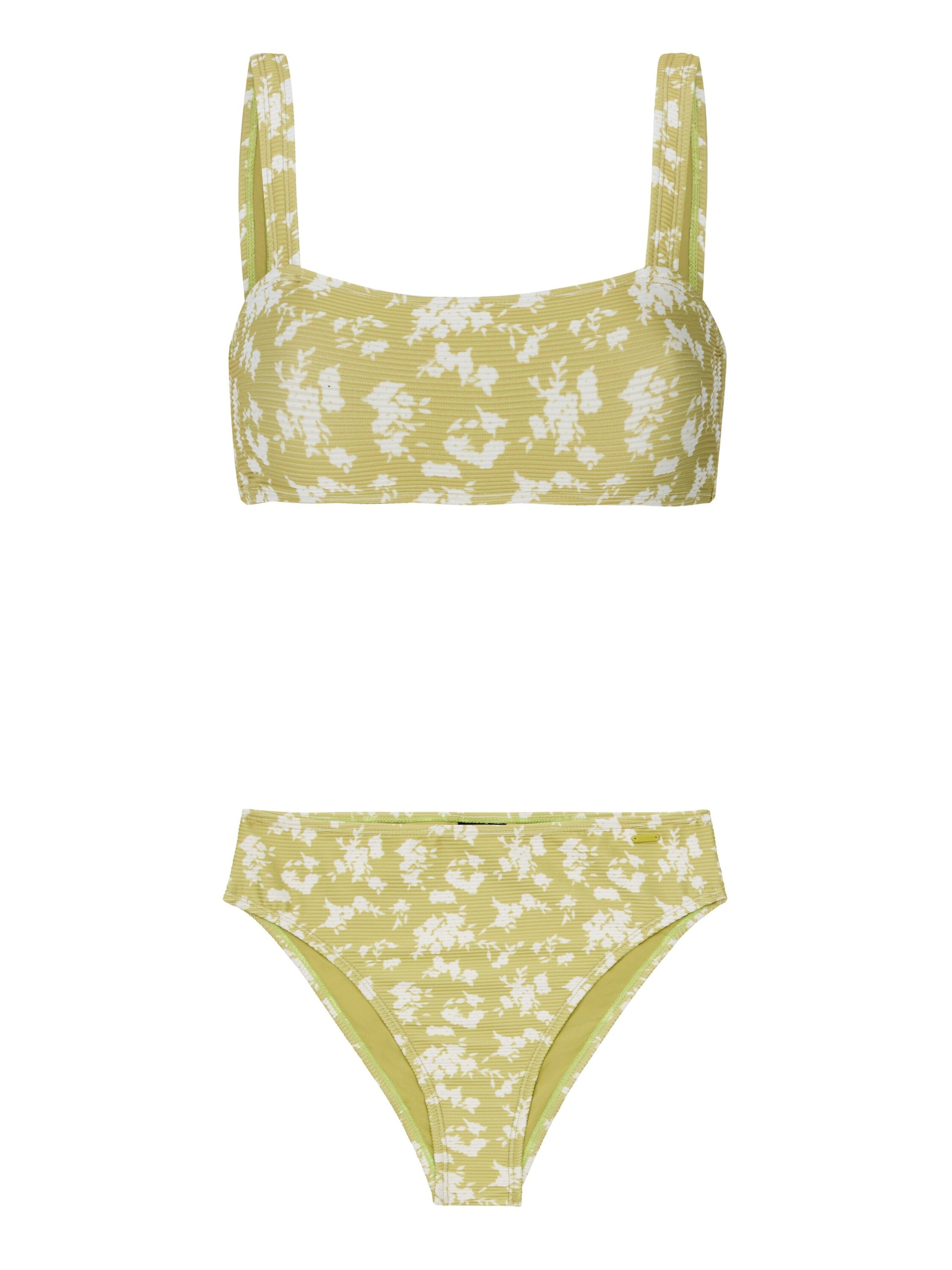 PROTEST Bustier Bikini 'PRTCosco'‌‌‌ in Grün: Vorderseite