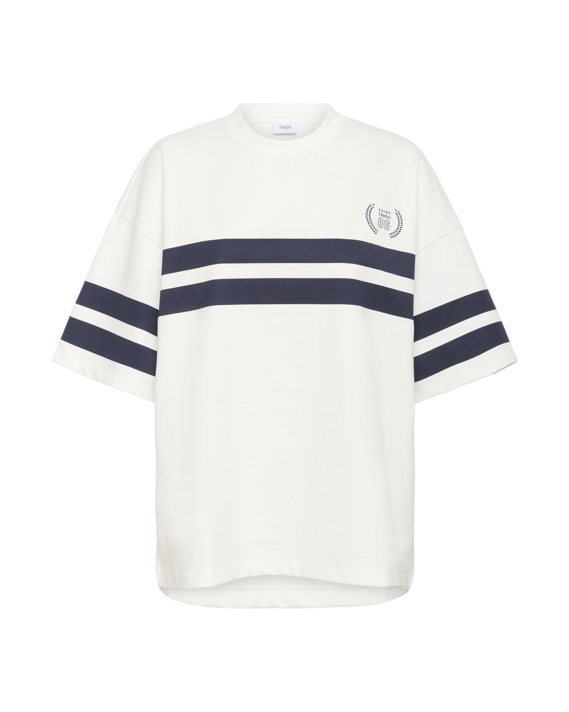 T-shirt 'Zalina ' SAINT TROPEZ en blanc : devant