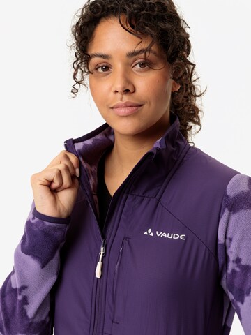 VAUDE Functionele fleece jas 'Minaki' in Lila