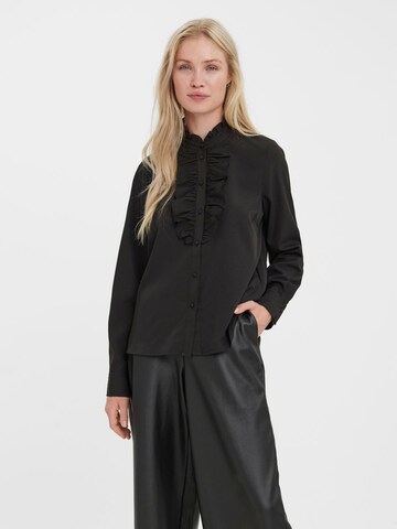 VERO MODA Blouse in Zwart: voorkant