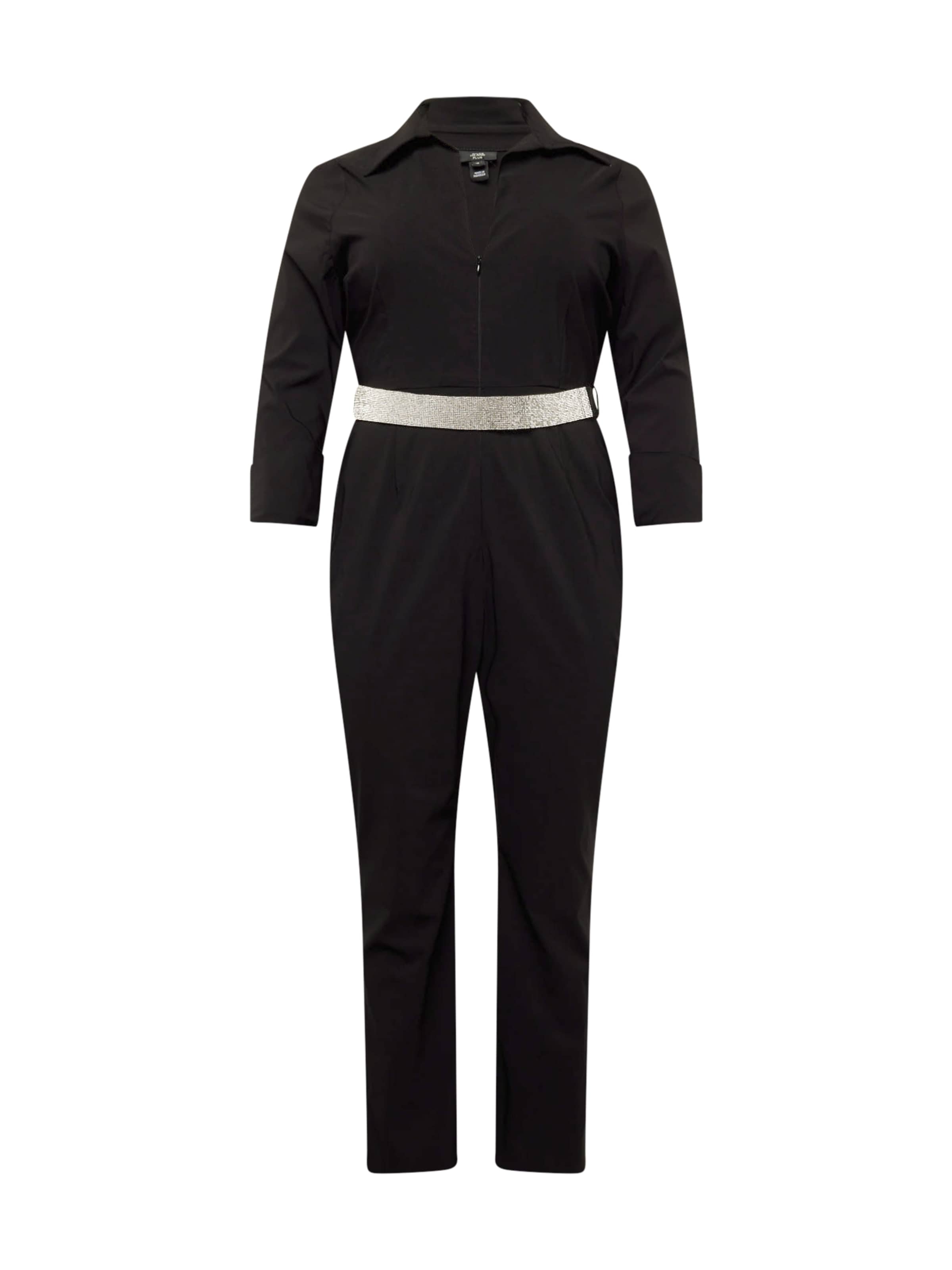 juoda River Island Plus Vienos dalies kostiumas: priekis