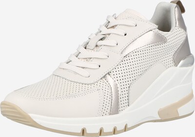 Sneaker low CAPRICE pe crem / argintiu, Vizualizare produs