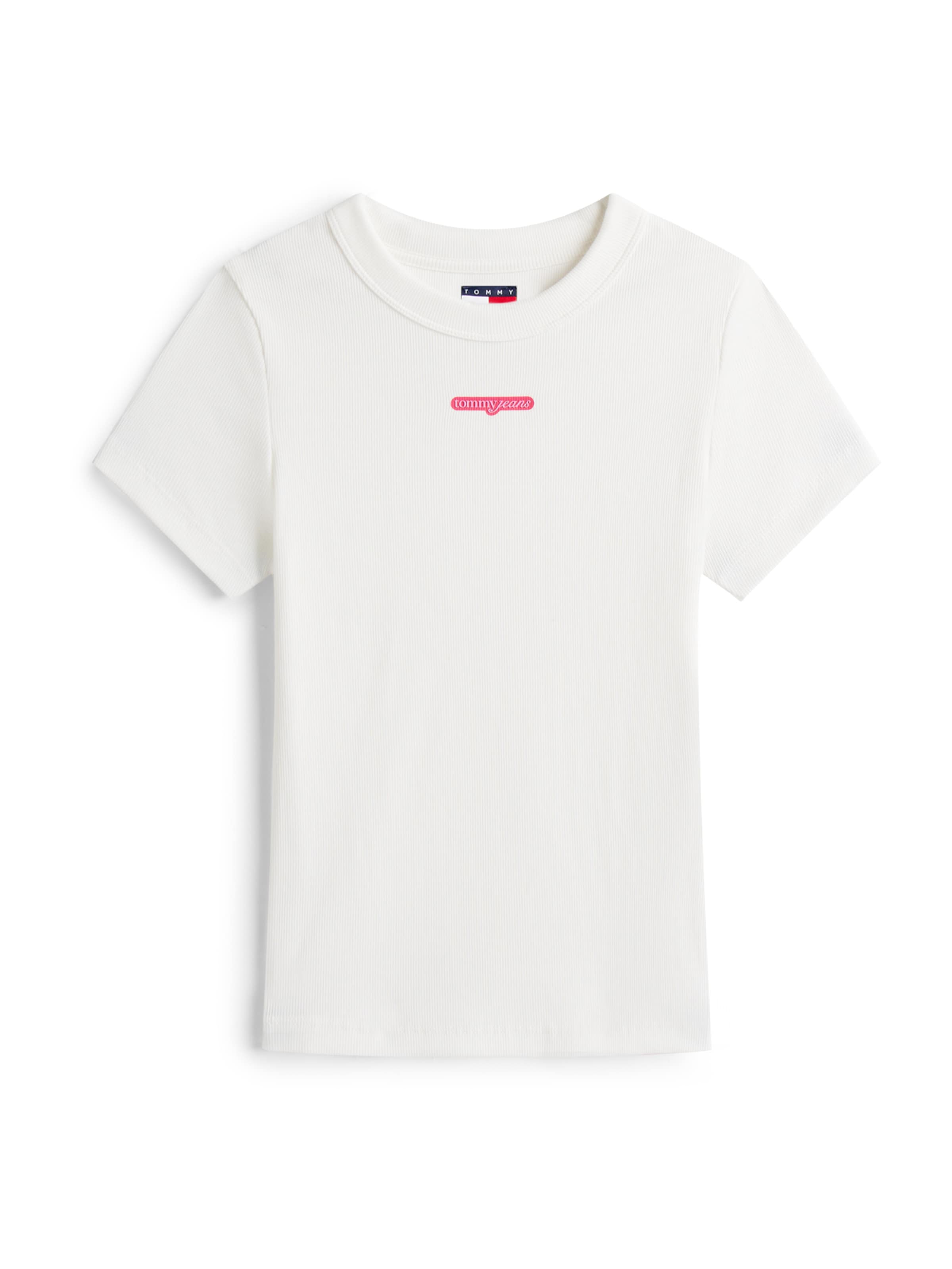 Tommy Jeans Μπλουζάκι σε λευκό: μπροστά