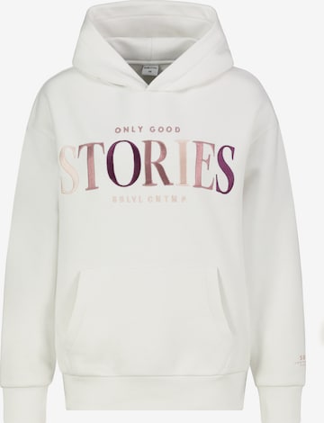 Sublevel Sweatshirt in Wit: voorkant