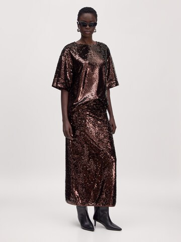 T-shirt 'Janah' EDITED en marron