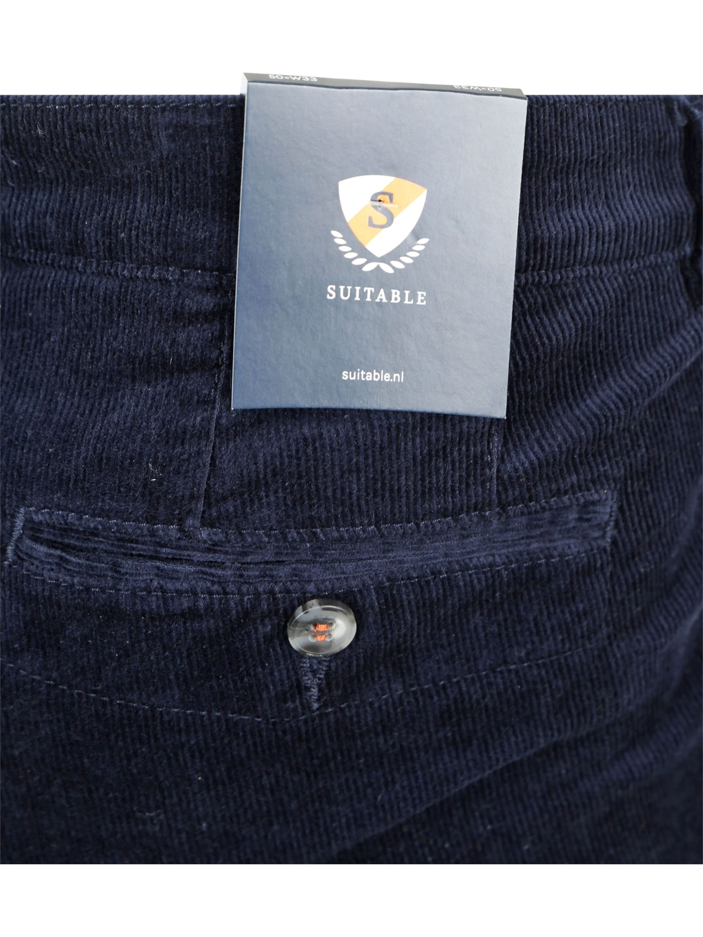 Suitable Regular Chino trousers 'Plato' in Blue