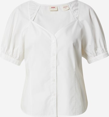 LEVI'S ® Bluse 'Marta Raglan SS Blouse' i hvid: forside