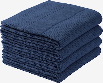 SCHIESSER Handtuch 'Turin' in Blau: Vorderseite