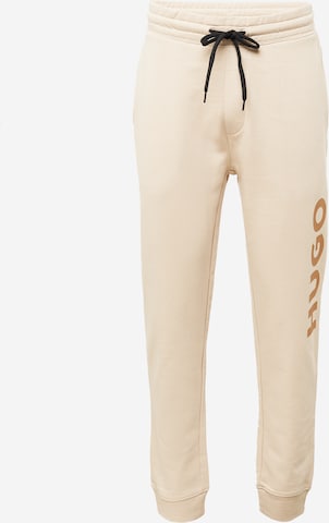 HUGO Red Broek 'Dutschi' in Beige: voorkant