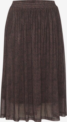 Kaffe Skirt 'Ellie' in Brown: front