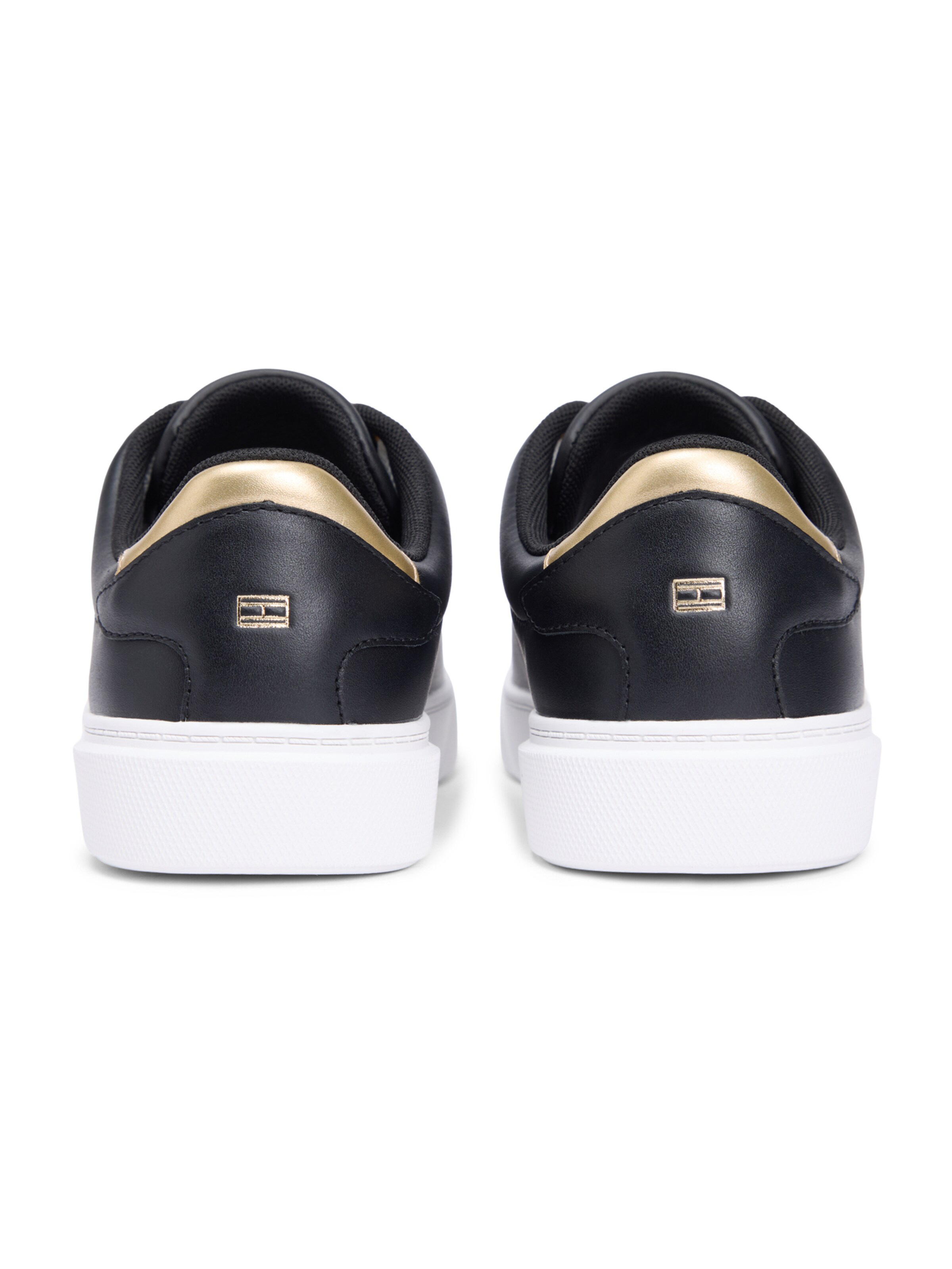 TOMMY HILFIGER Rövid szárú sportcipők 'ESSENTIAL' - fekete