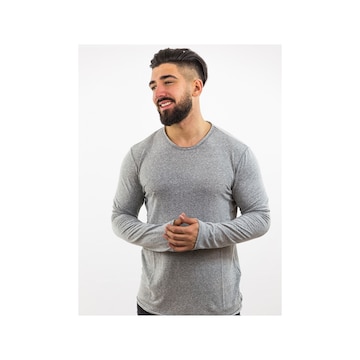 TREVOR'S Langarmshirt in Grau: predná strana