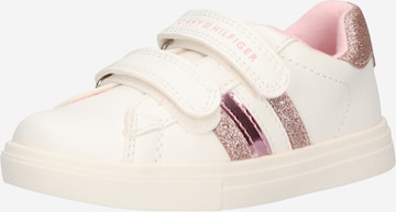 TOMMY HILFIGER Sneakers in Wit: voorkant
