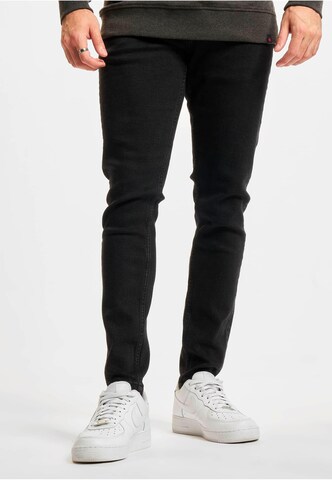 2Y Premium Regular Jeans in Schwarz: Vorderseite