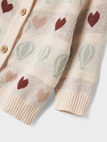 Lil'Atelier Strickjacke in Beige