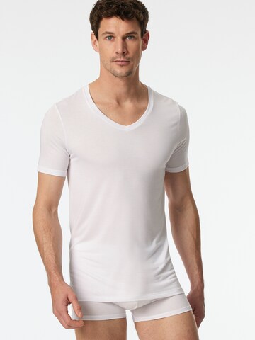 SCHIESSER Shirt ' Premium Modal ' in White: front