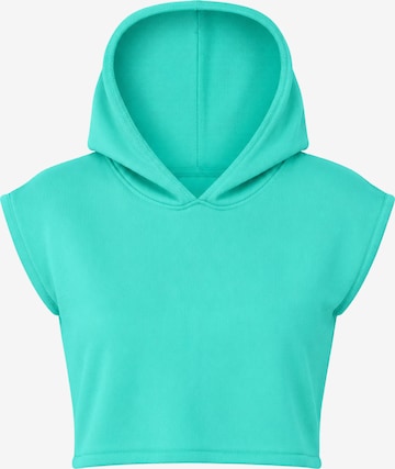Süel knitwear Gebreide top 'Hanna Hoodie' in Groen: voorkant