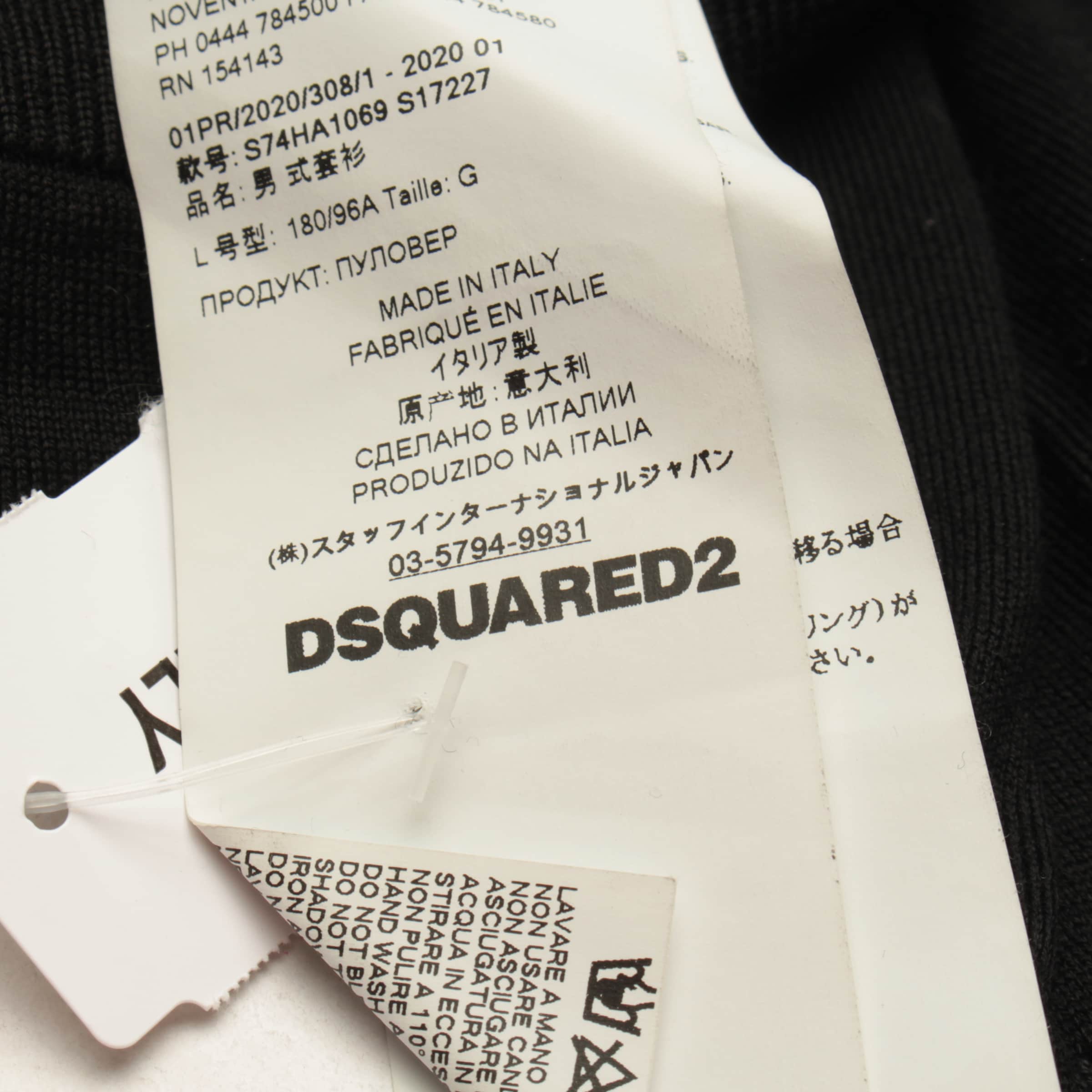 DSQUARED2 Sweater & Cardigan in L in Black