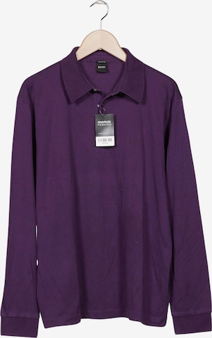 BOSS Orange Poloshirt L in Lila: Vorderseite