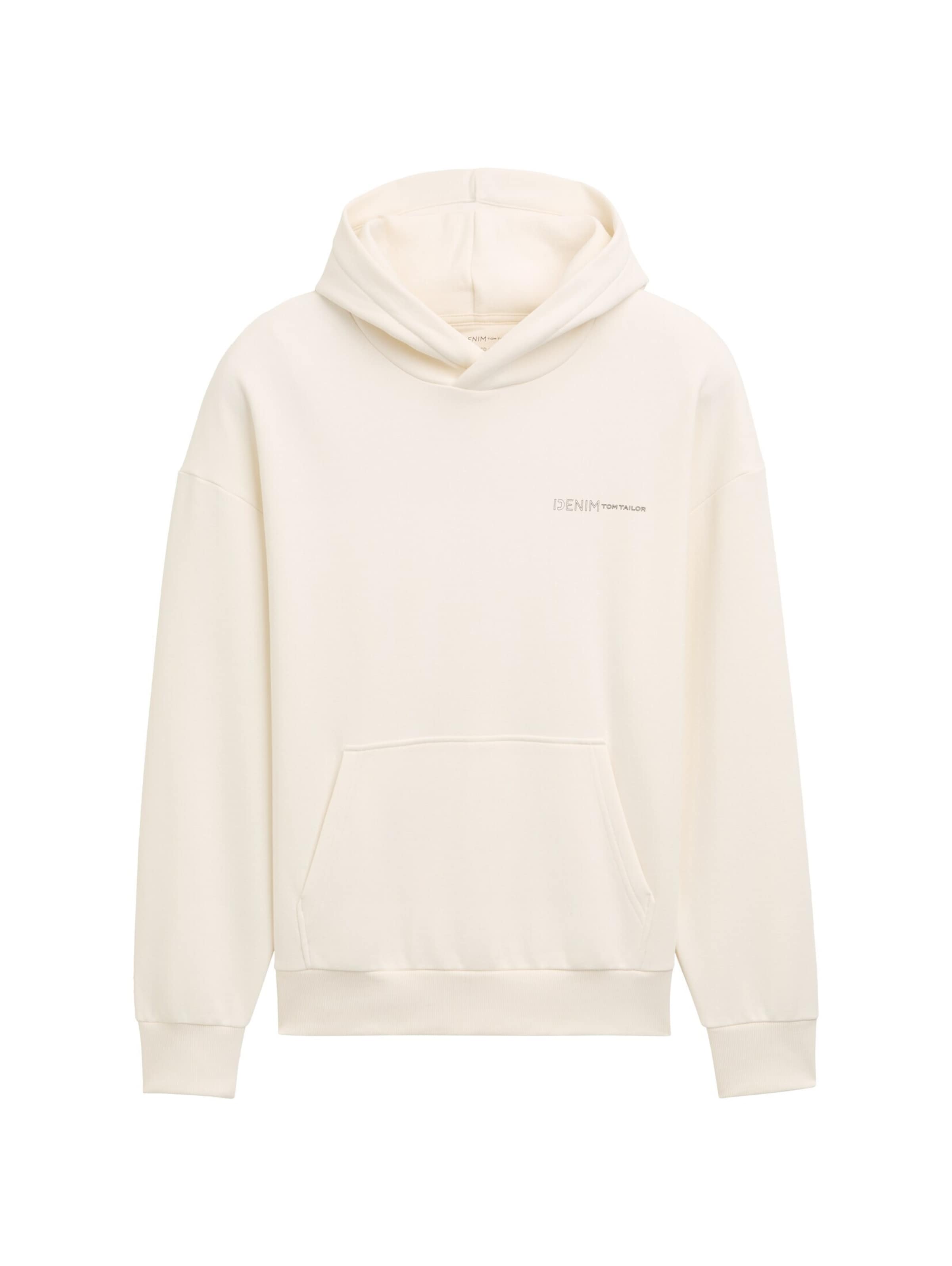 TOM TAILOR DENIM Sweatshirt in Beige: Vorderseite