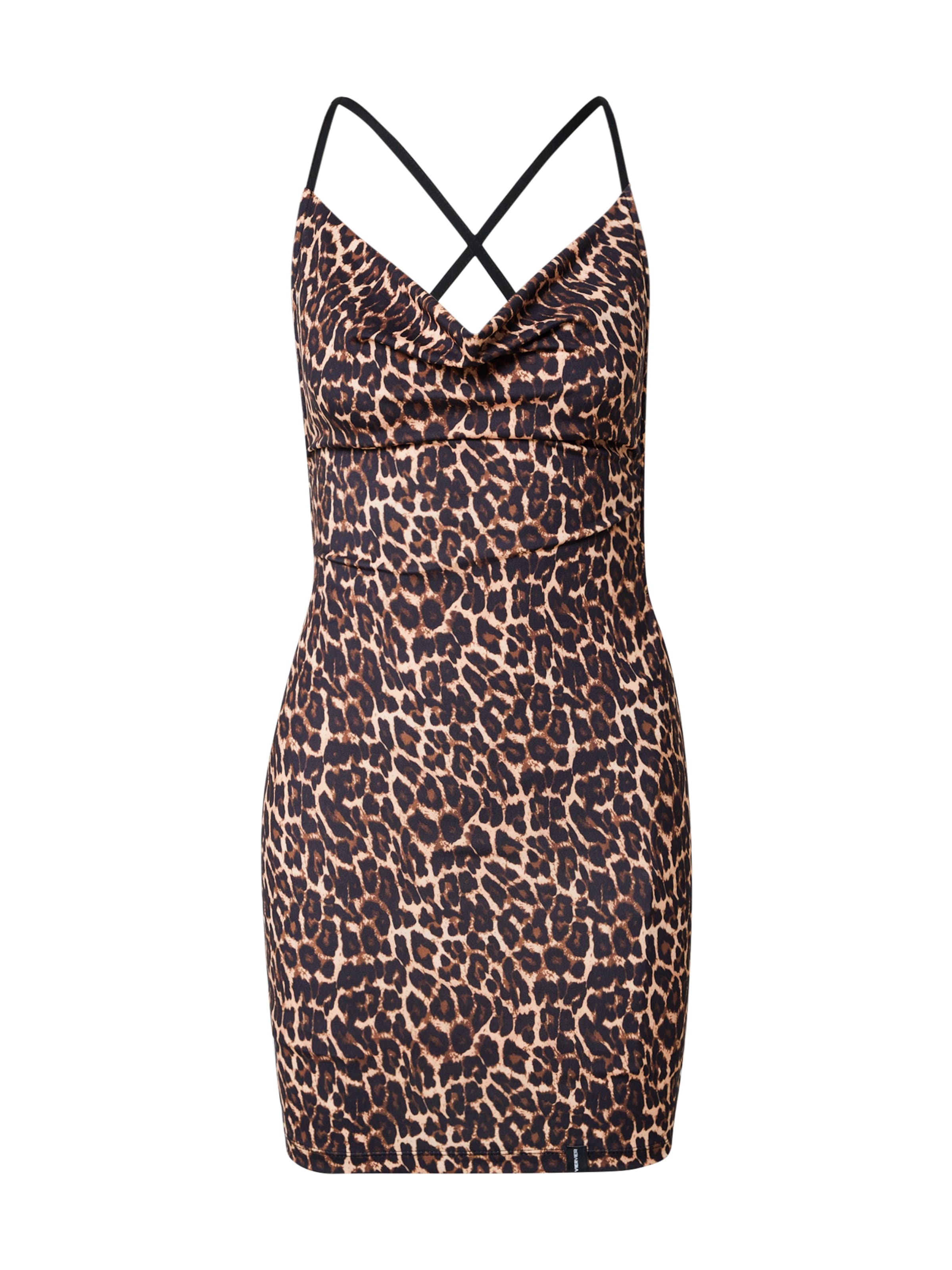 VIERVIER Summer Dress &#x27;Jasmin&#x27; in Brown: front