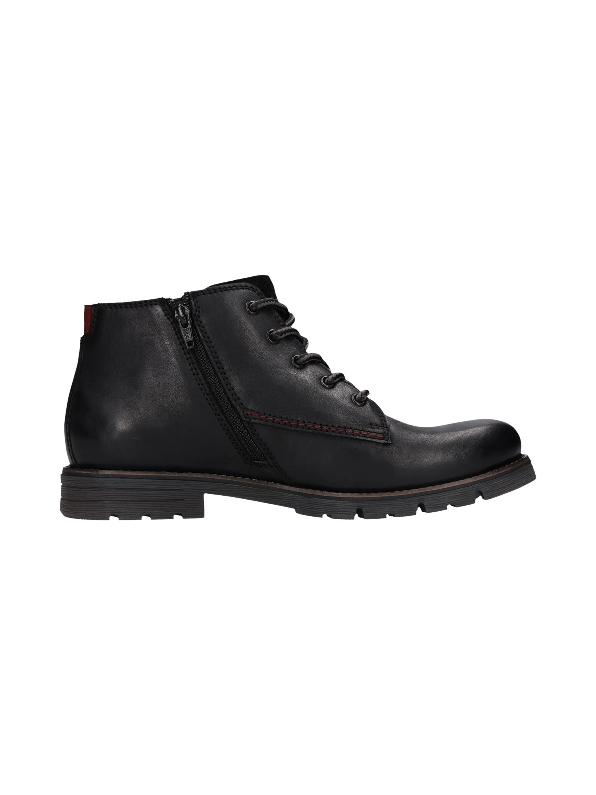 Boots stringati di bugatti in nero